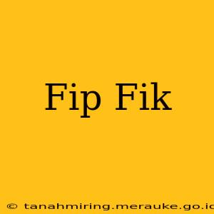 Fip Fik