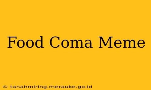 Food Coma Meme