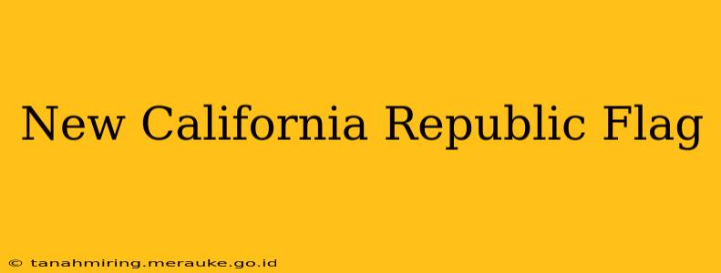 New California Republic Flag