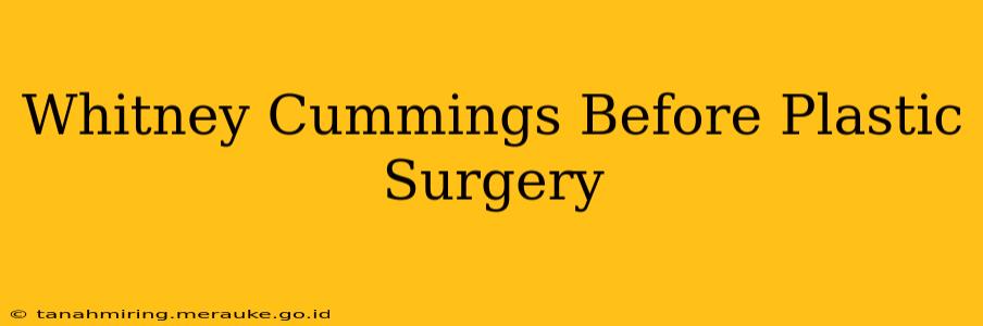 Whitney Cummings Before Plastic Surgery