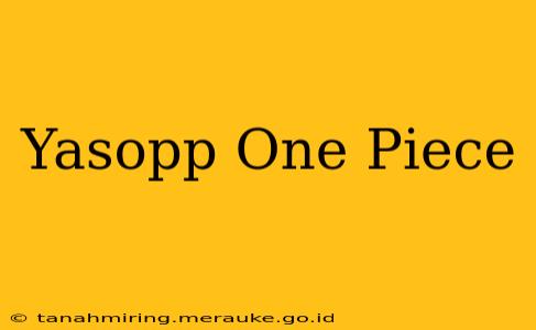 Yasopp One Piece