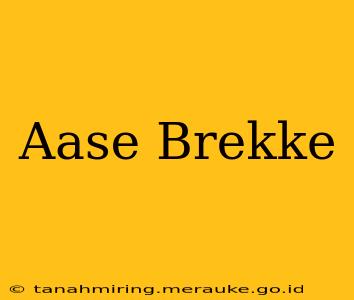 Aase Brekke