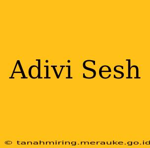 Adivi Sesh