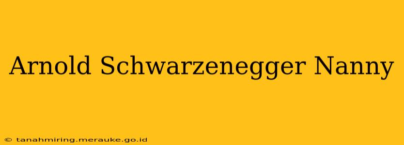 Arnold Schwarzenegger Nanny
