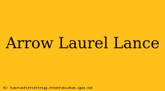 Arrow Laurel Lance