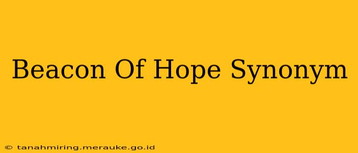 Beacon Of Hope Synonym