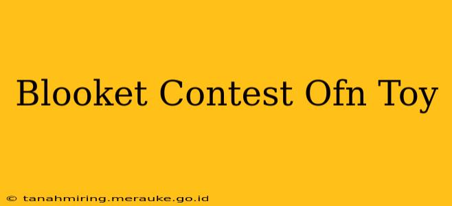 Blooket Contest Ofn Toy