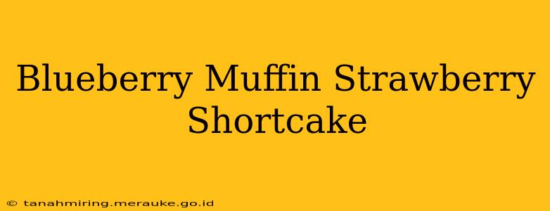 Blueberry Muffin Strawberry Shortcake