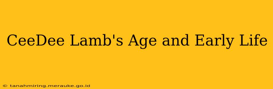 CeeDee Lamb's Age and Early Life