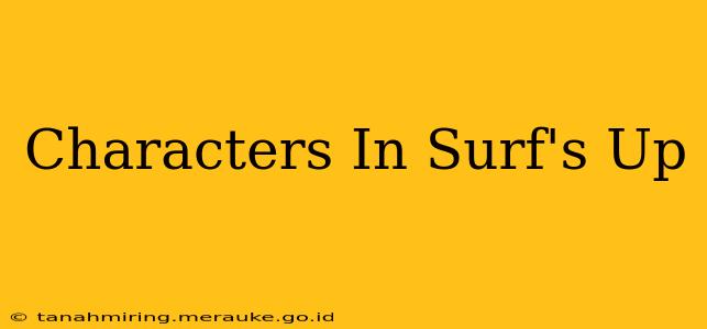 Characters In Surf's Up