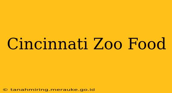 Cincinnati Zoo Food