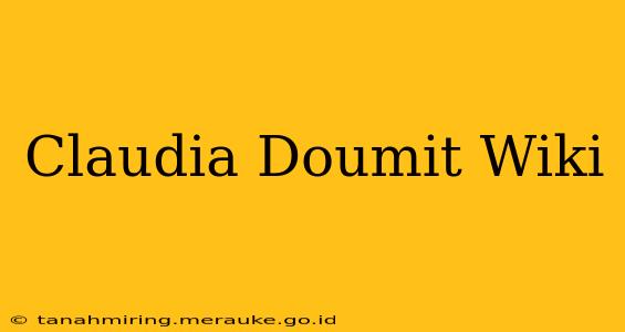 Claudia Doumit Wiki