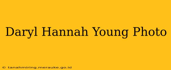 Daryl Hannah Young Photo