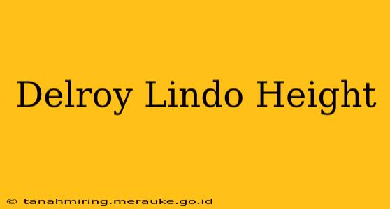 Delroy Lindo Height