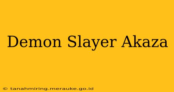 Demon Slayer Akaza