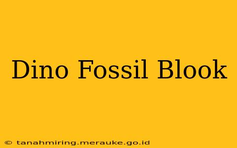 Dino Fossil Blook