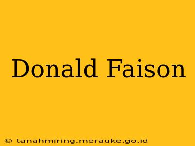 Donald Faison