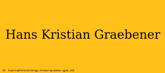 Hans Kristian Graebener