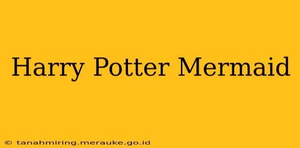 Harry Potter Mermaid