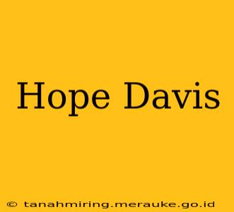Hope Davis
