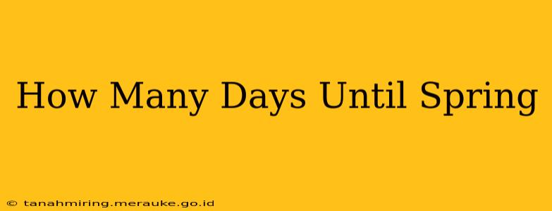 How Many Days Until Spring