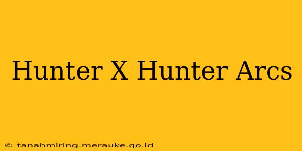 Hunter X Hunter Arcs
