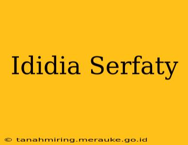 Ididia Serfaty