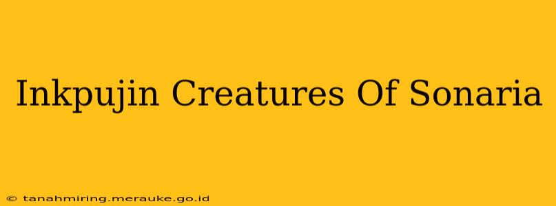 Inkpujin Creatures Of Sonaria