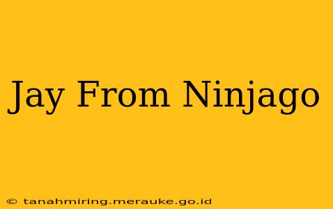 Jay From Ninjago