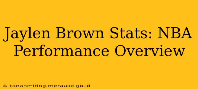 Jaylen Brown Stats: NBA Performance Overview