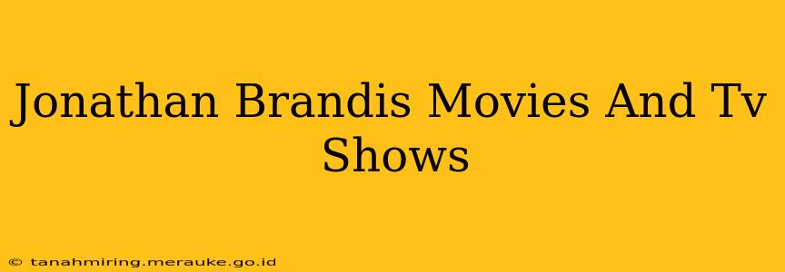 Jonathan Brandis Movies And Tv Shows