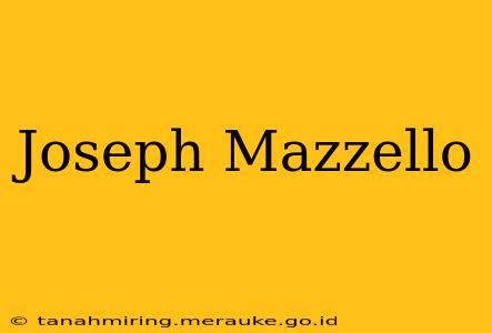 Joseph Mazzello