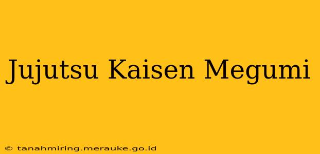 Jujutsu Kaisen Megumi