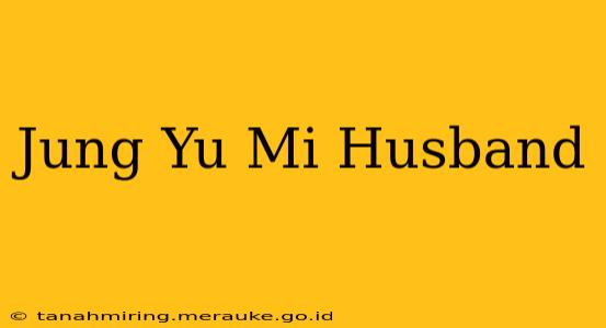 Jung Yu Mi Husband