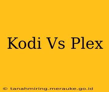 Kodi Vs Plex