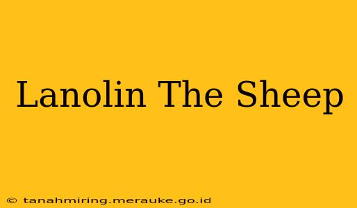 Lanolin The Sheep
