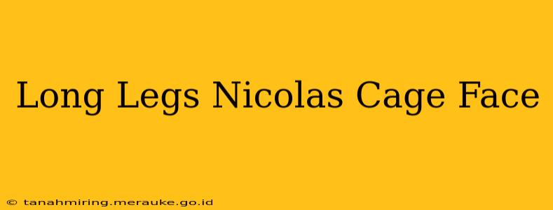 Long Legs Nicolas Cage Face
