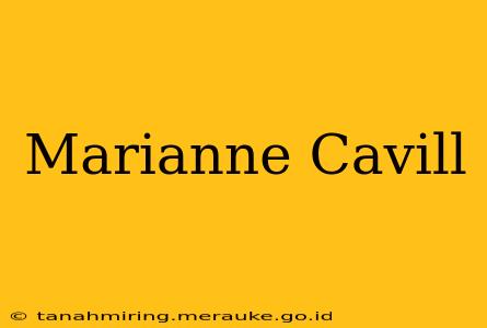 Marianne Cavill