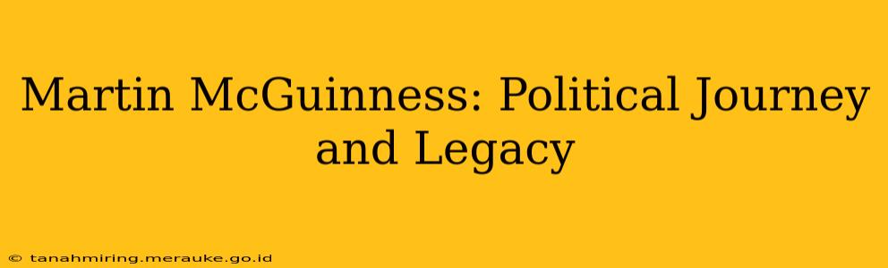 Martin McGuinness: Political Journey and Legacy