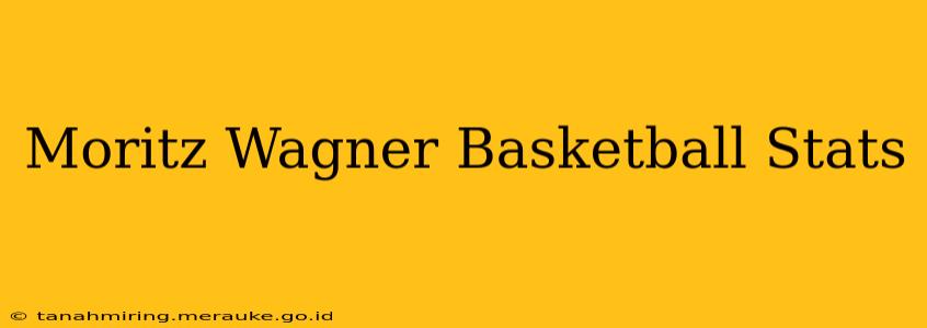 Moritz Wagner Basketball Stats