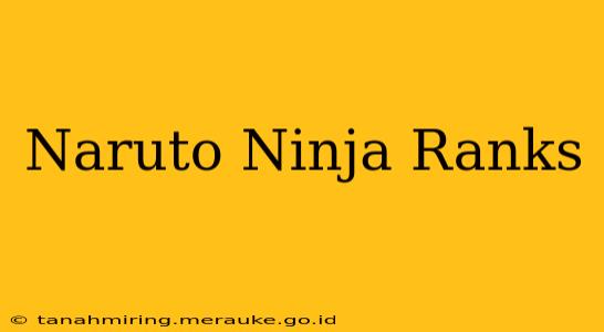 Naruto Ninja Ranks