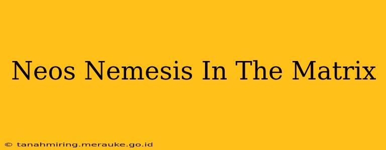Neos Nemesis In The Matrix