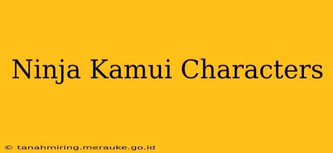 Ninja Kamui Characters