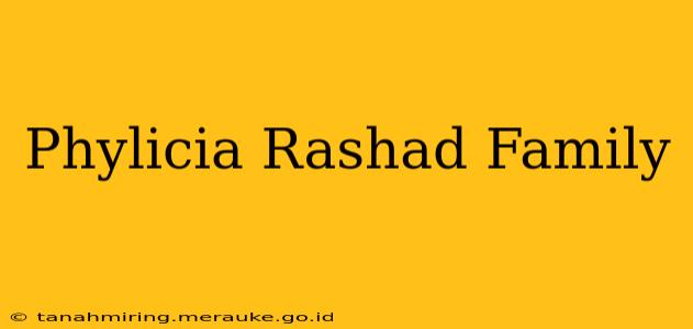 Phylicia Rashad Family