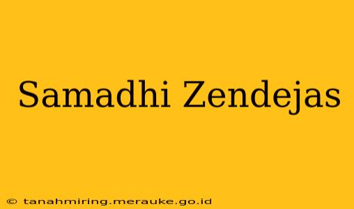 Samadhi Zendejas