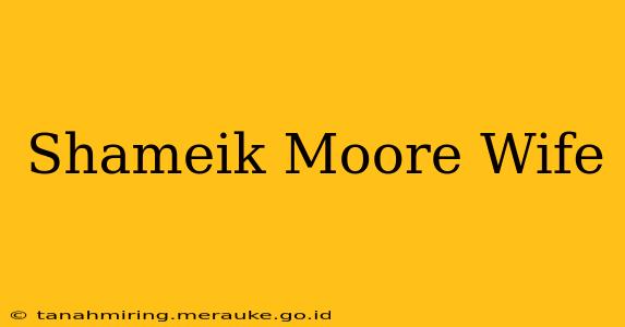Shameik Moore Wife
