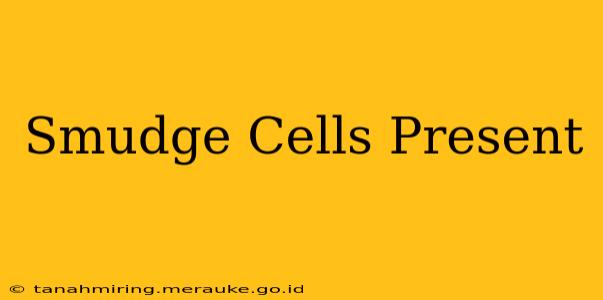 Smudge Cells Present