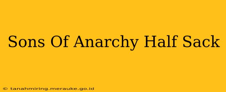 Sons Of Anarchy Half Sack