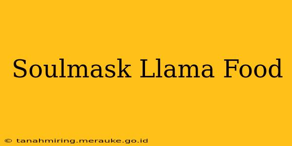 Soulmask Llama Food