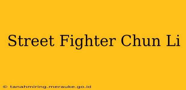Street Fighter Chun Li